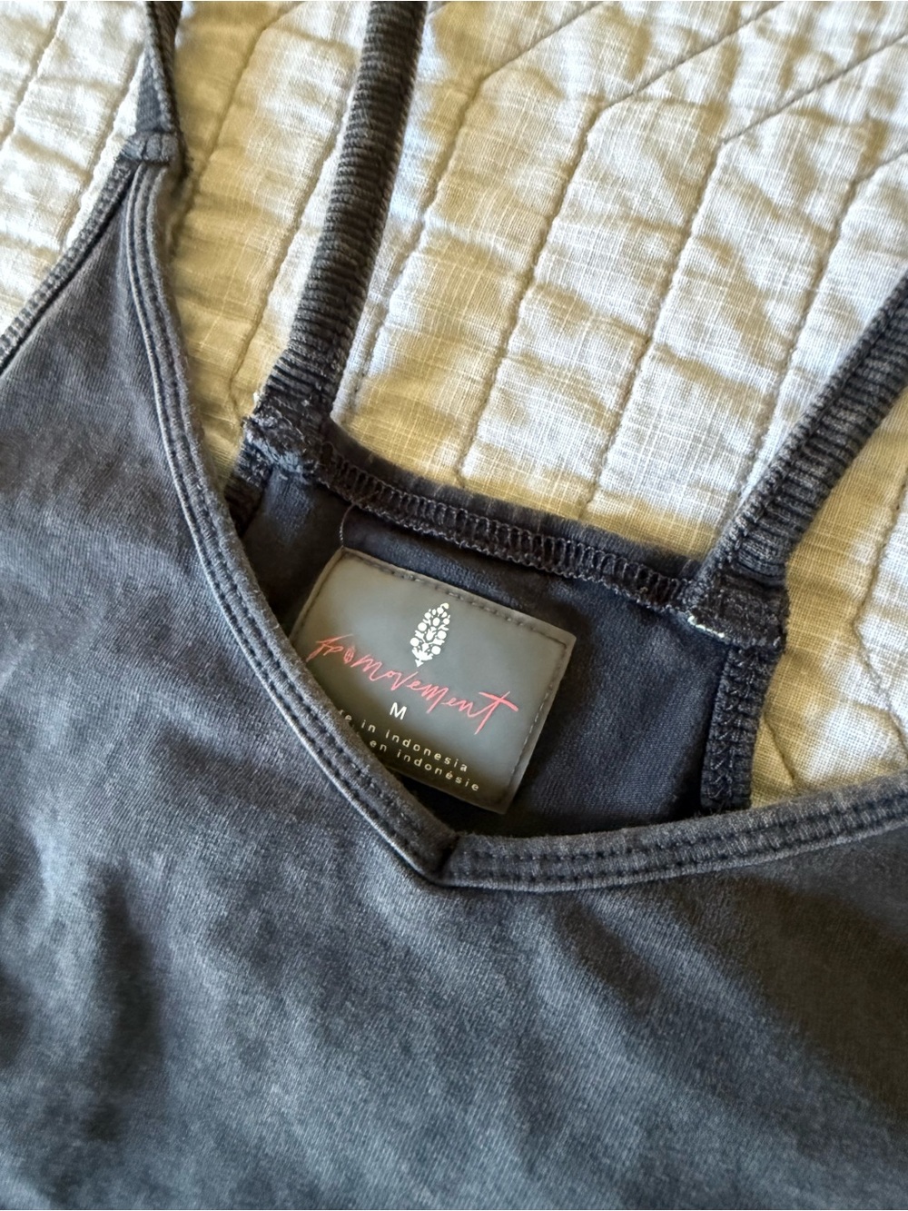 Free People Hot Shot Onesie in Washed Black - Picture 4 of 5